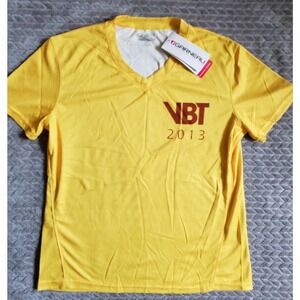 NWT Louis‎ Garneau Cycling Shirt Women's Size XL Yellow Short Sleeve